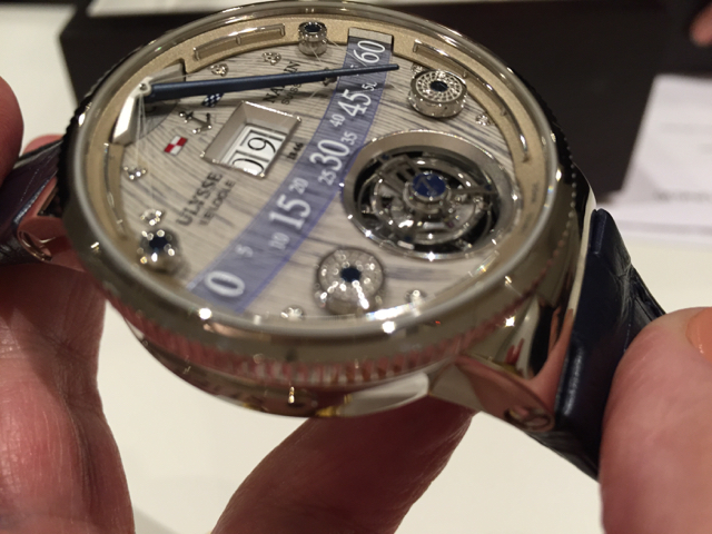 Hands On Ulysse Nardin Grand Deck Marine Tourbillon with Wood