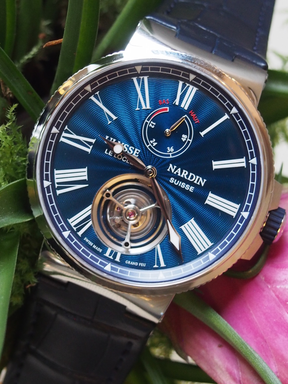 Hands On Ulysse Nardin Marine Tourbillon Blue Grand Feu