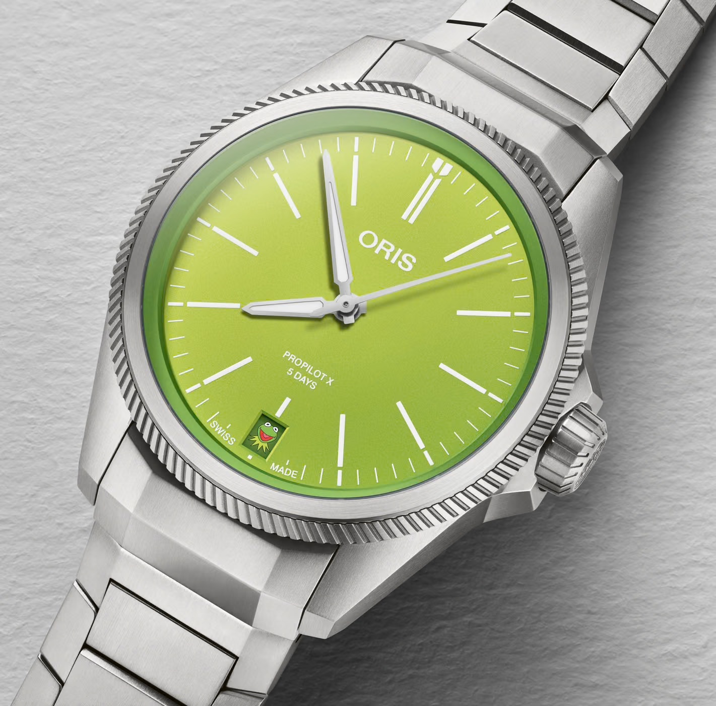 Oris ProPilot X Kermit Edition watch