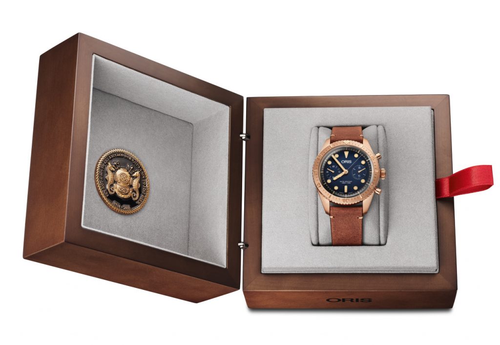 Oris Carl Brashear Chronograph Limited Edition in presentation box