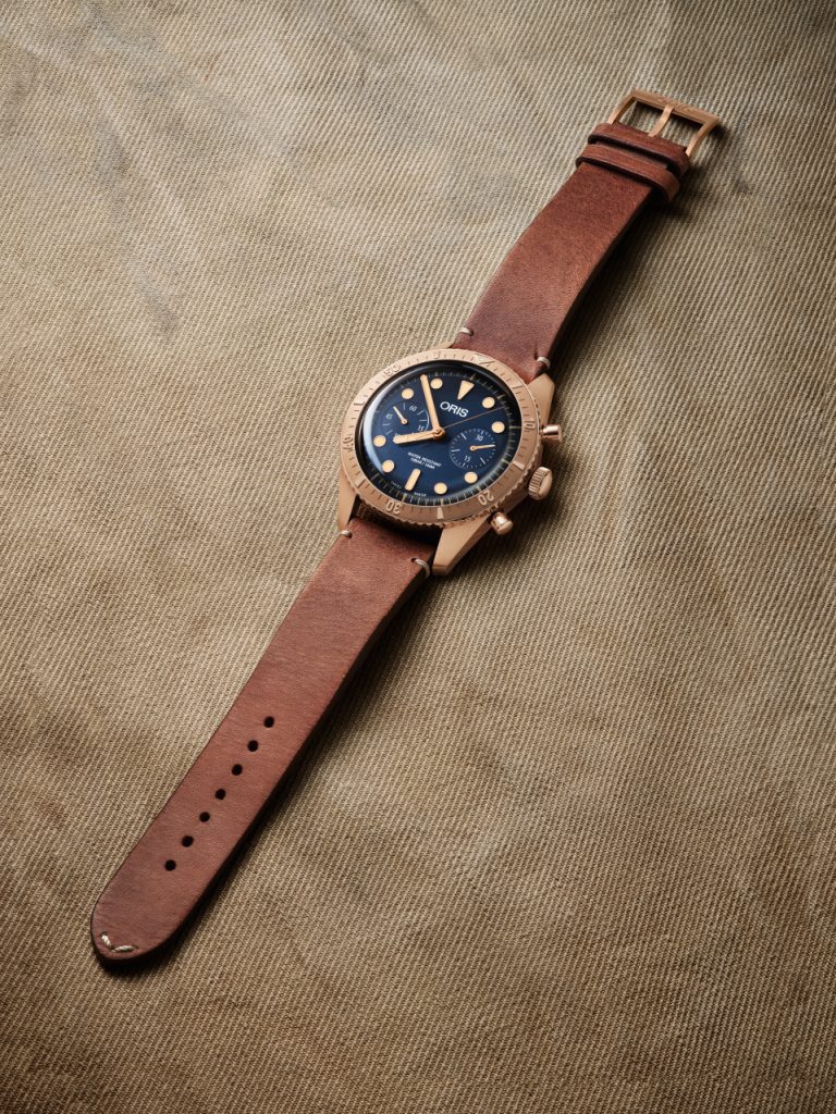 Oris Carl Brashear Chronograph Limited Edition, powered by the mechanical Caliber 771