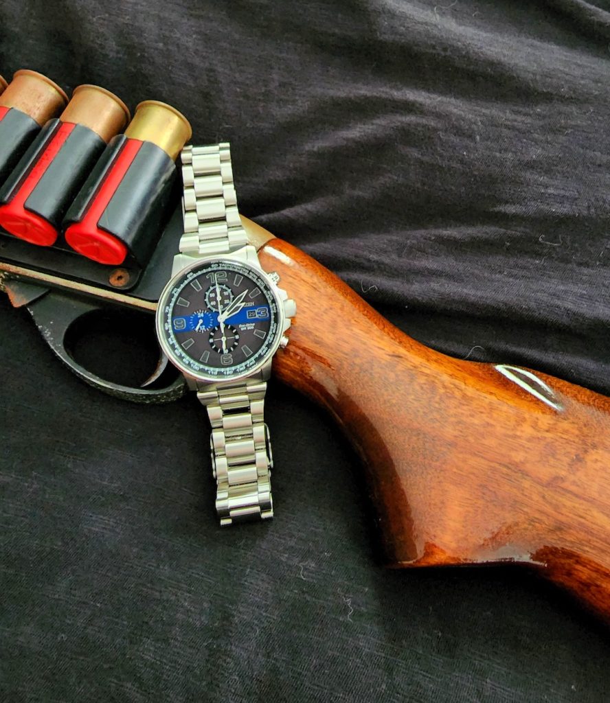 Hands On With The Citizen Thin Blue Line Watch - ATimelyPerspective