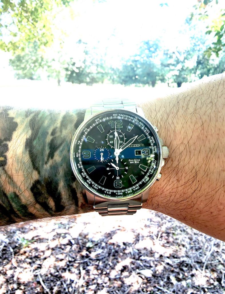 Hands On With The Citizen Thin Blue Line Watch - ATimelyPerspective