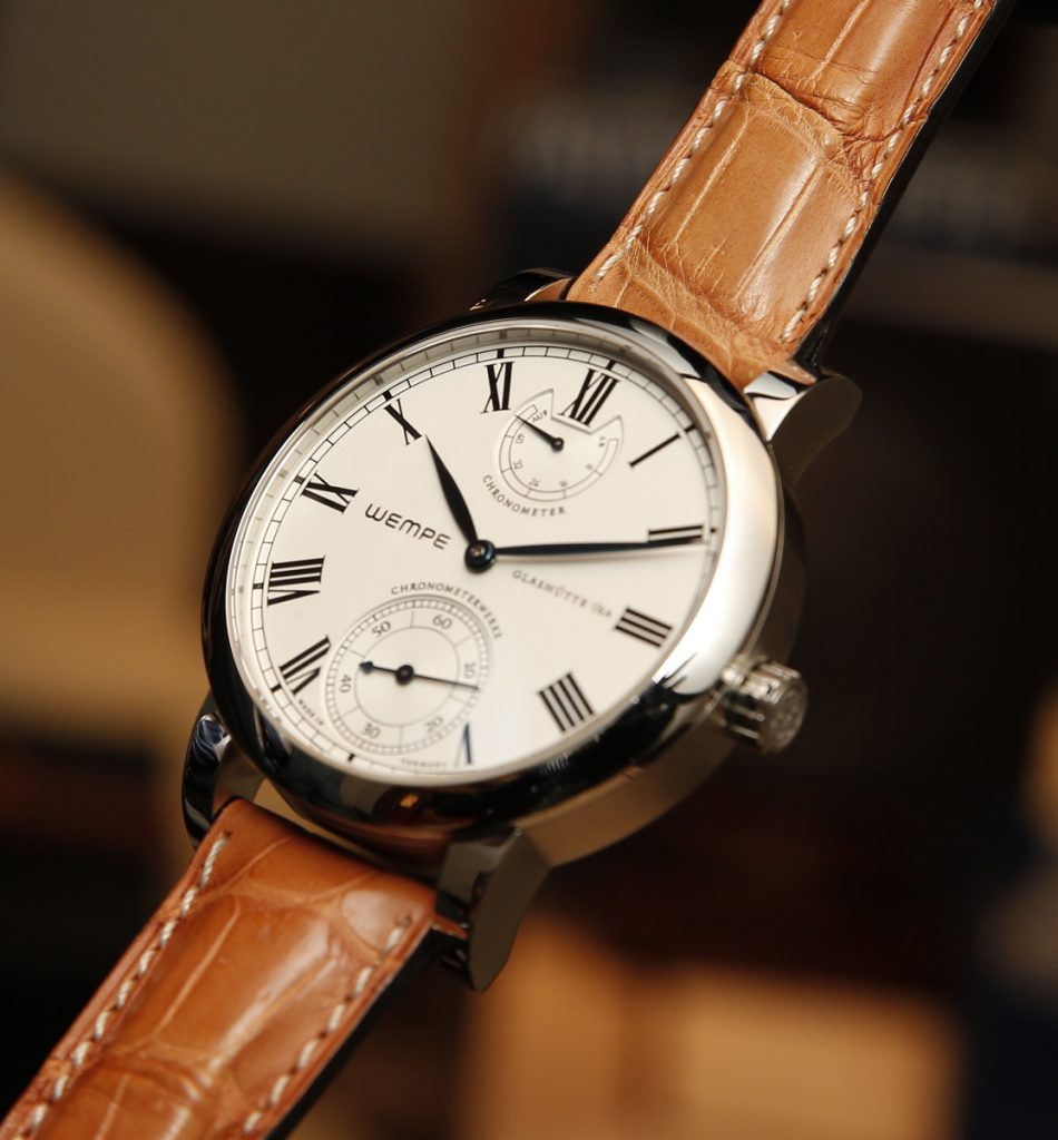 Wempe chronometer wristwatch. 