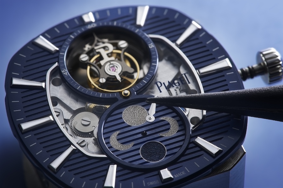 The Piaget Polo Flying Tourbillon Moonphase watch 