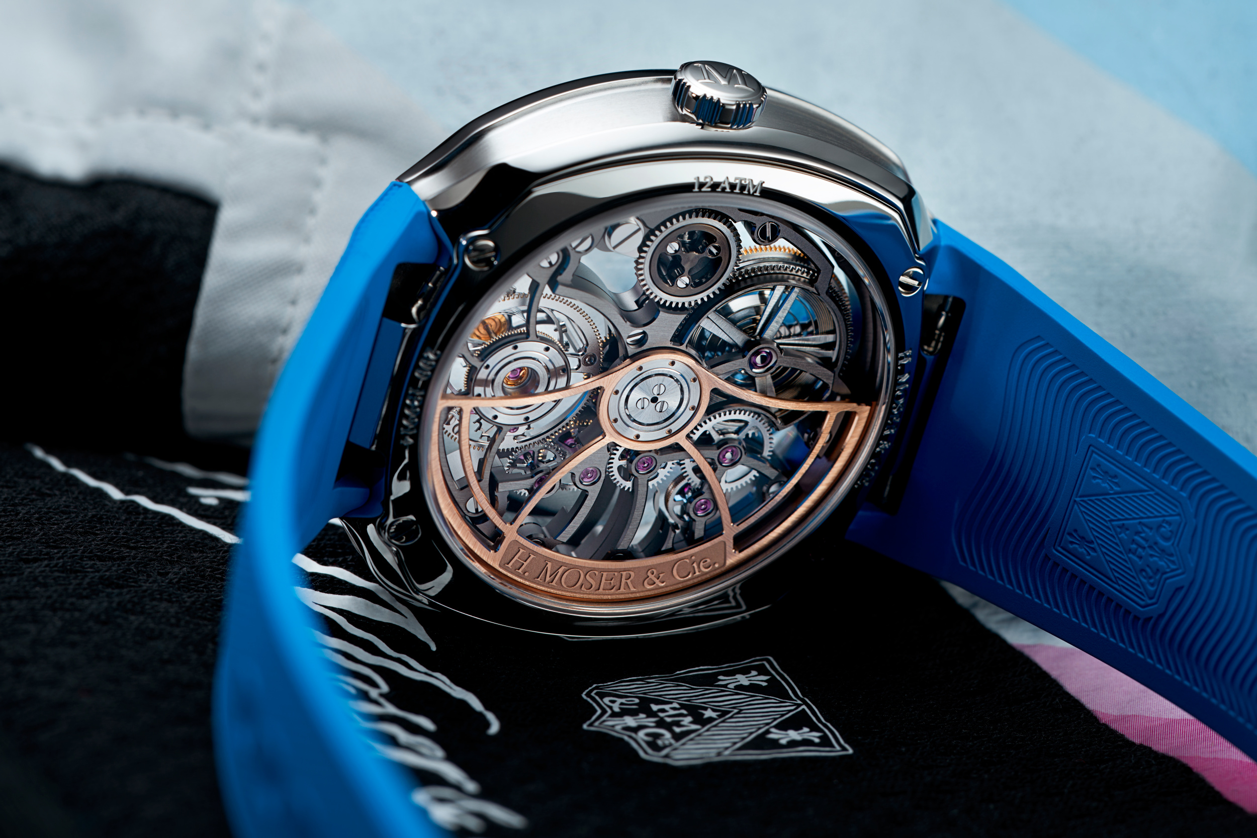 H. Moser & Cie. Streamliner Cylindrical Tourbillon Skeleton Alpine Limited Edition watch 