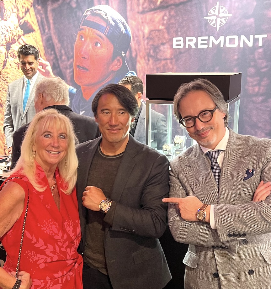 Roberta Naas, Jimmy Chin, Davide Cerrato of Bremont