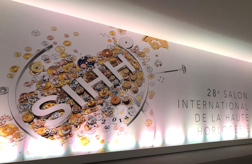 Salon International de la Haute Horlogerie, SIHH, 2018 entry hallway.