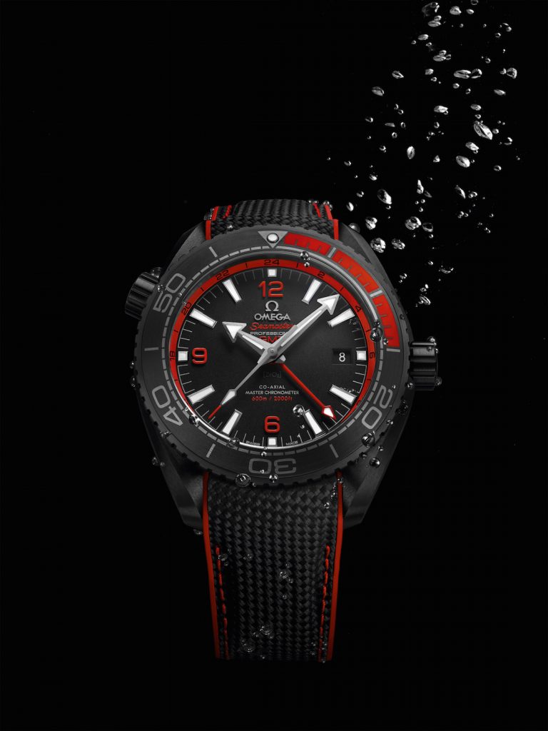 Omega deep black red sale