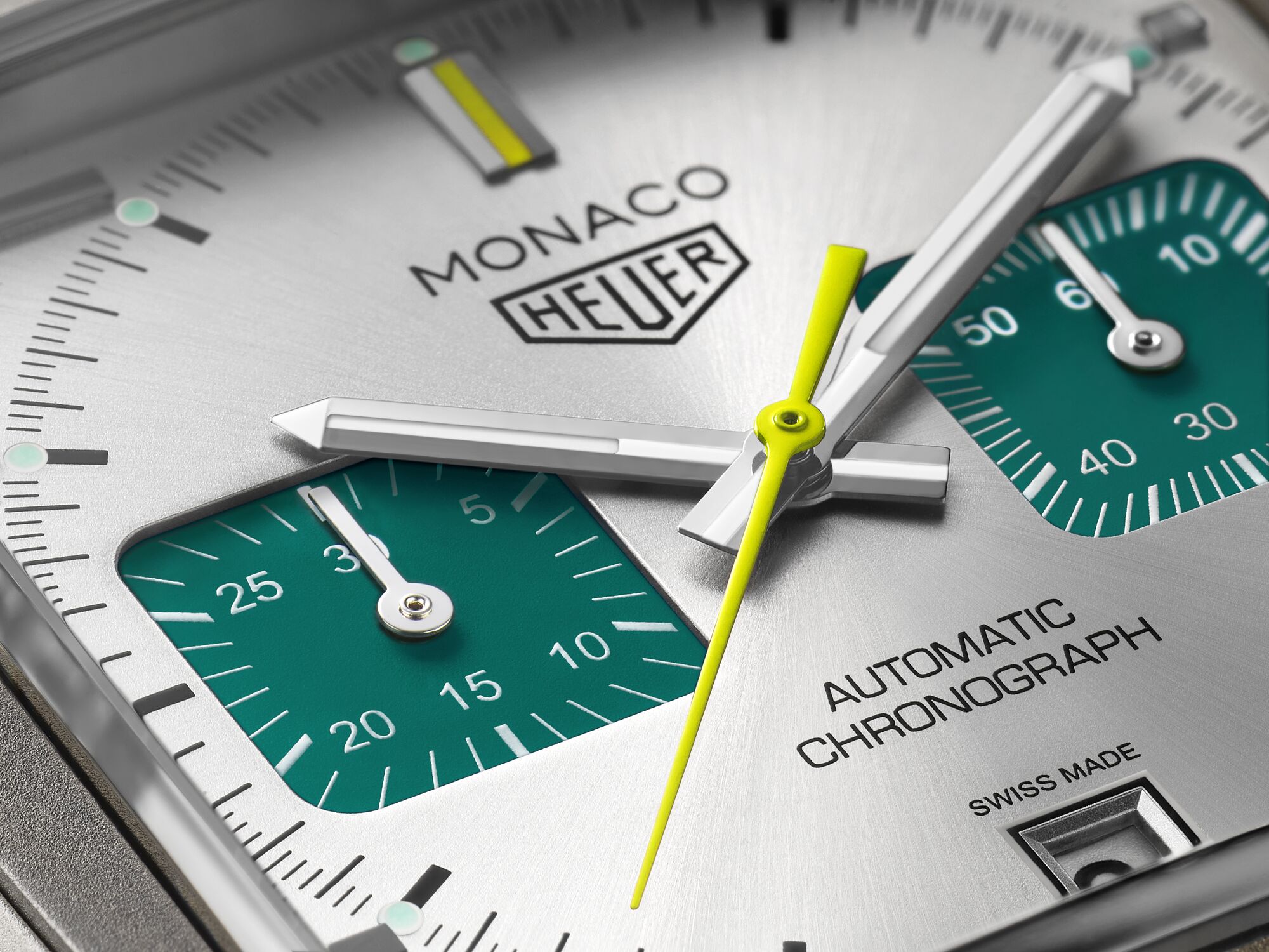 TAG HEUER Monaco Chronograph Racing Green watch