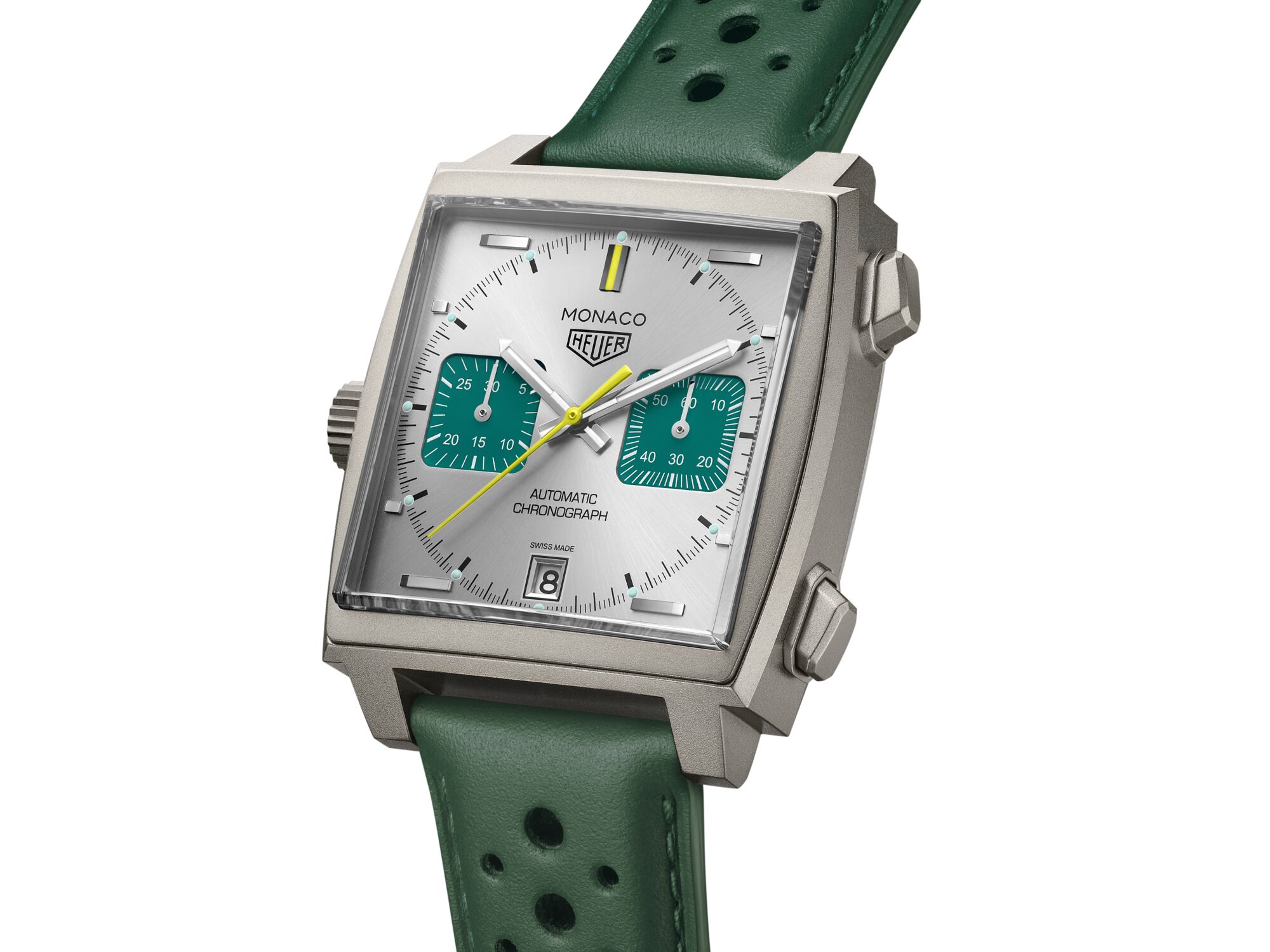 TAG HEUER Monaco Chronograph Racing Green watch