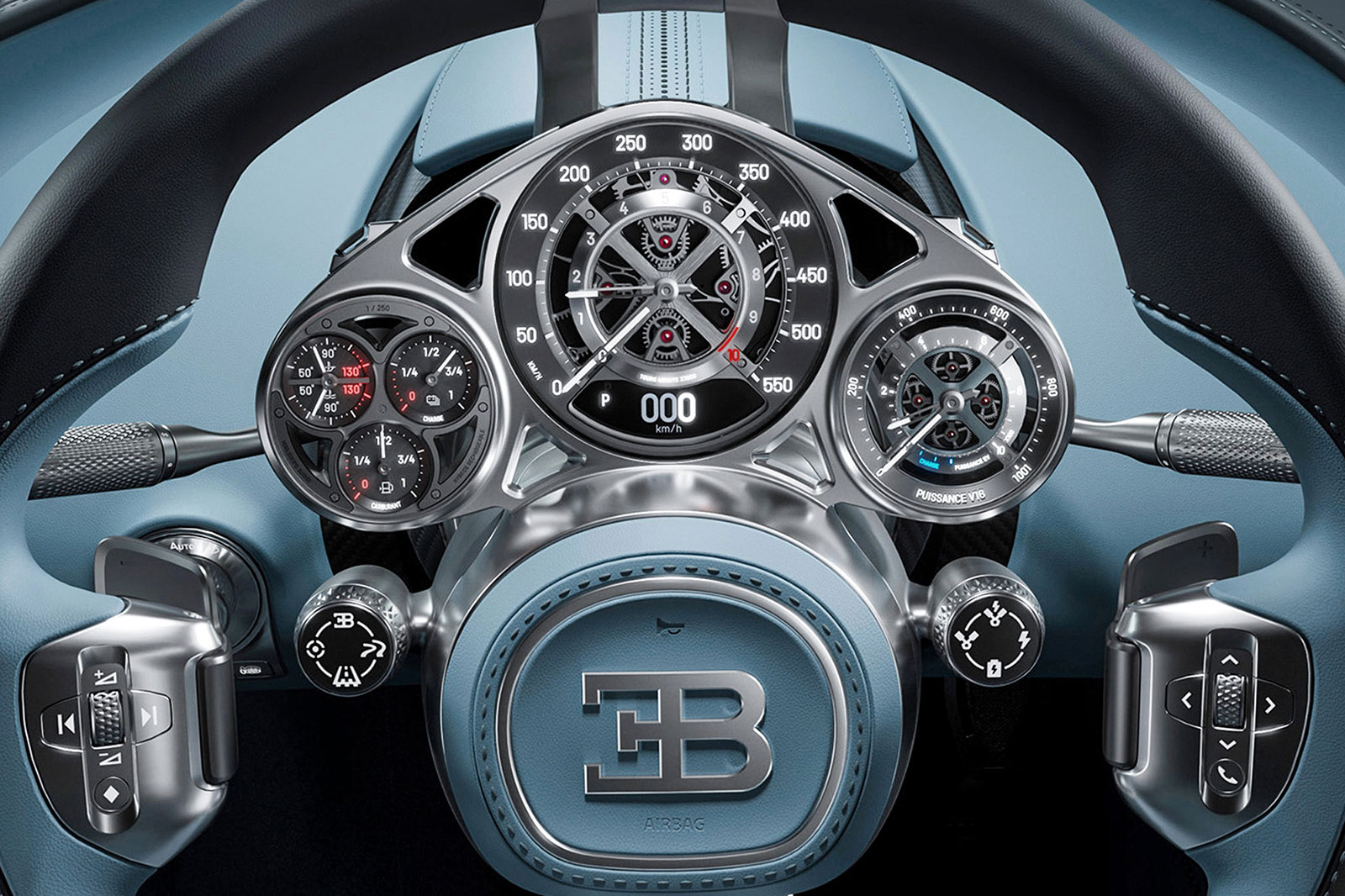 Bugatti Tourbillon dashboard 