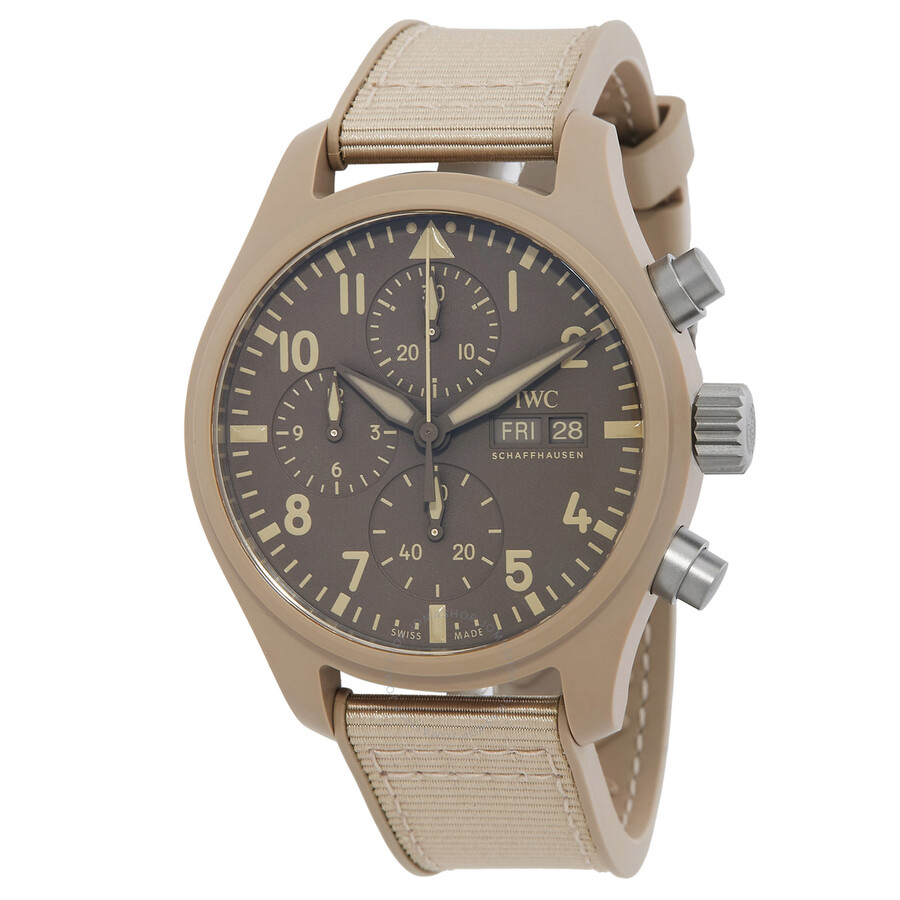 IWC Pilot’s Watch Chronograph 41 TOP GUN Mojave Desert ceramic, $11,700.