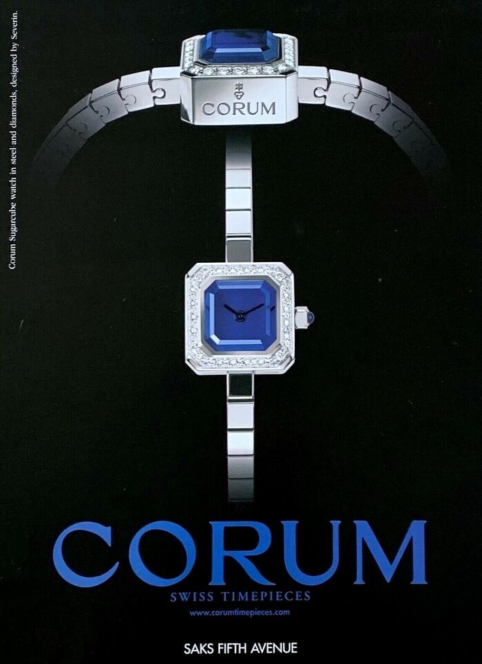 Vintage poster of Corum Sugar Cube